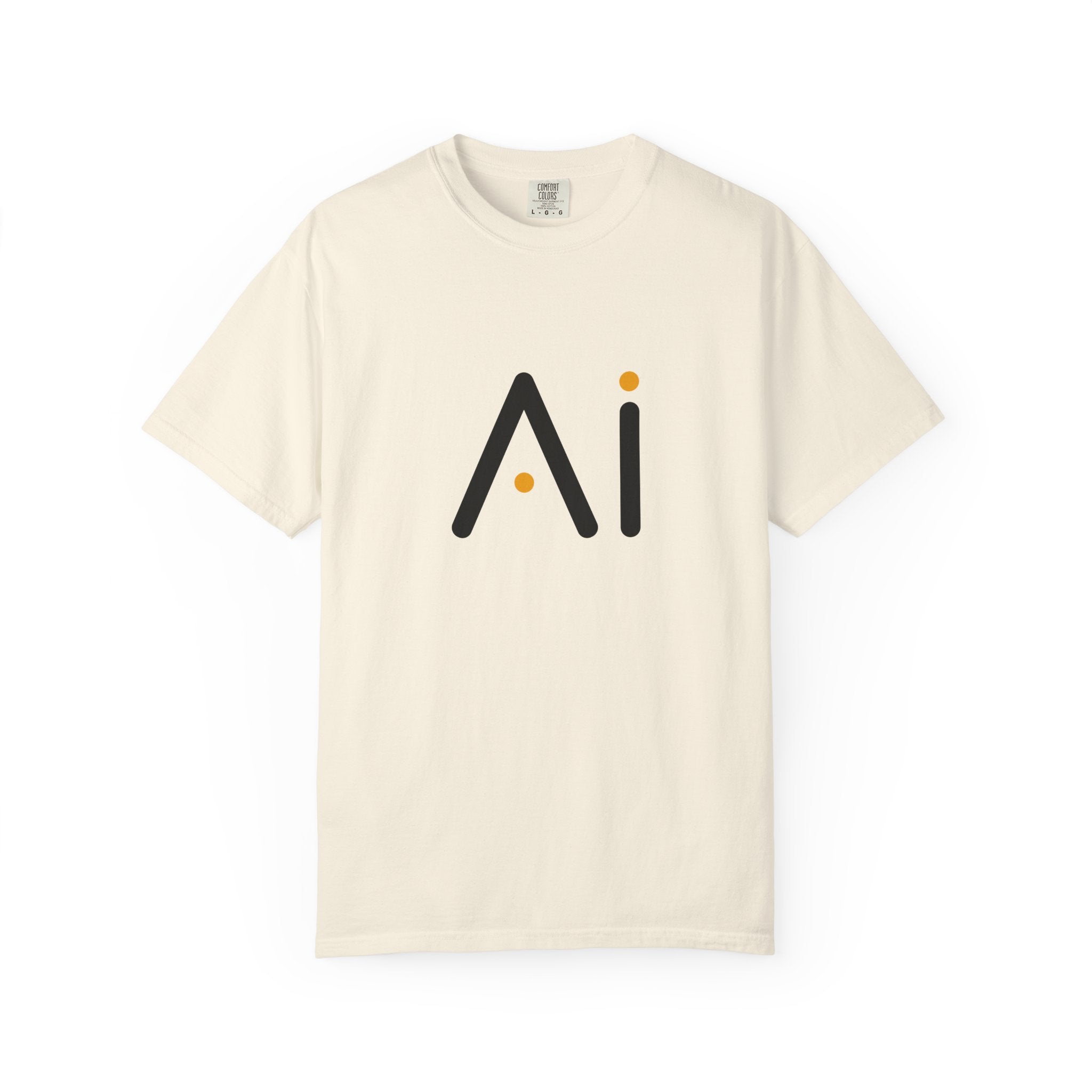 Powered By AI, Minimalist AI Logo T-Shirt - Modern Artificial Intelligence Graphic Tee