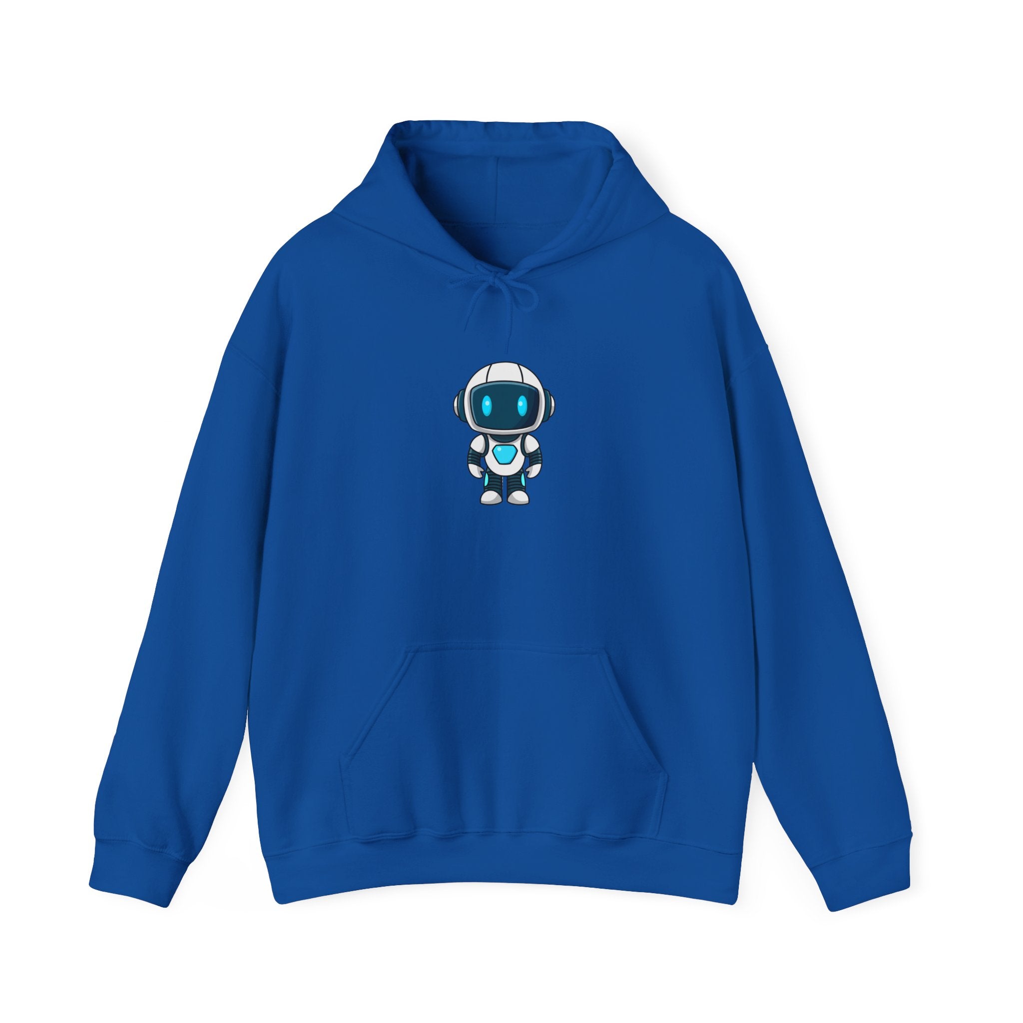 Cute AI Robot Graphic Hoodie - Unisex Sweatshirt