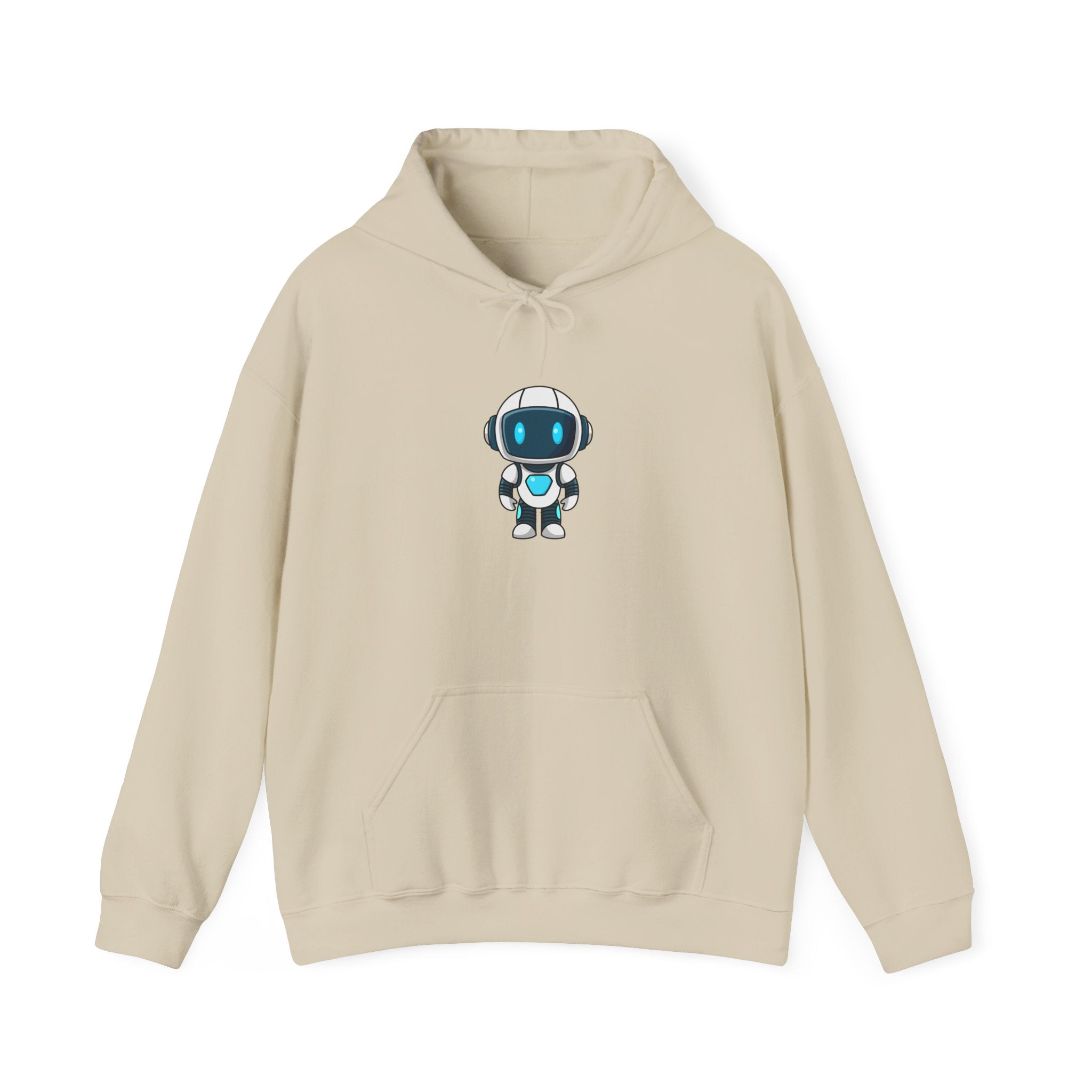 Cute AI Robot Graphic Hoodie - Unisex Sweatshirt
