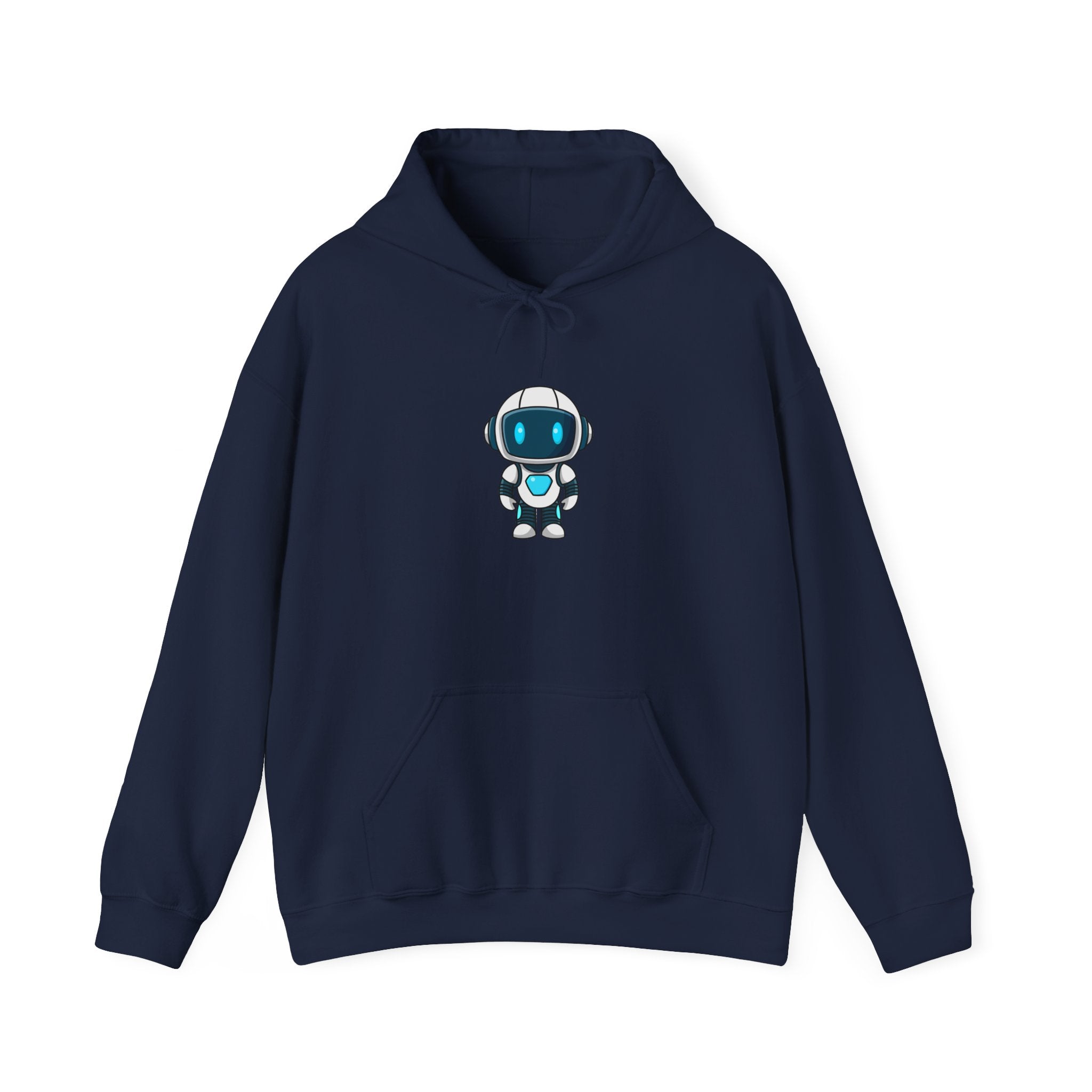 Cute AI Robot Graphic Hoodie - Unisex Sweatshirt