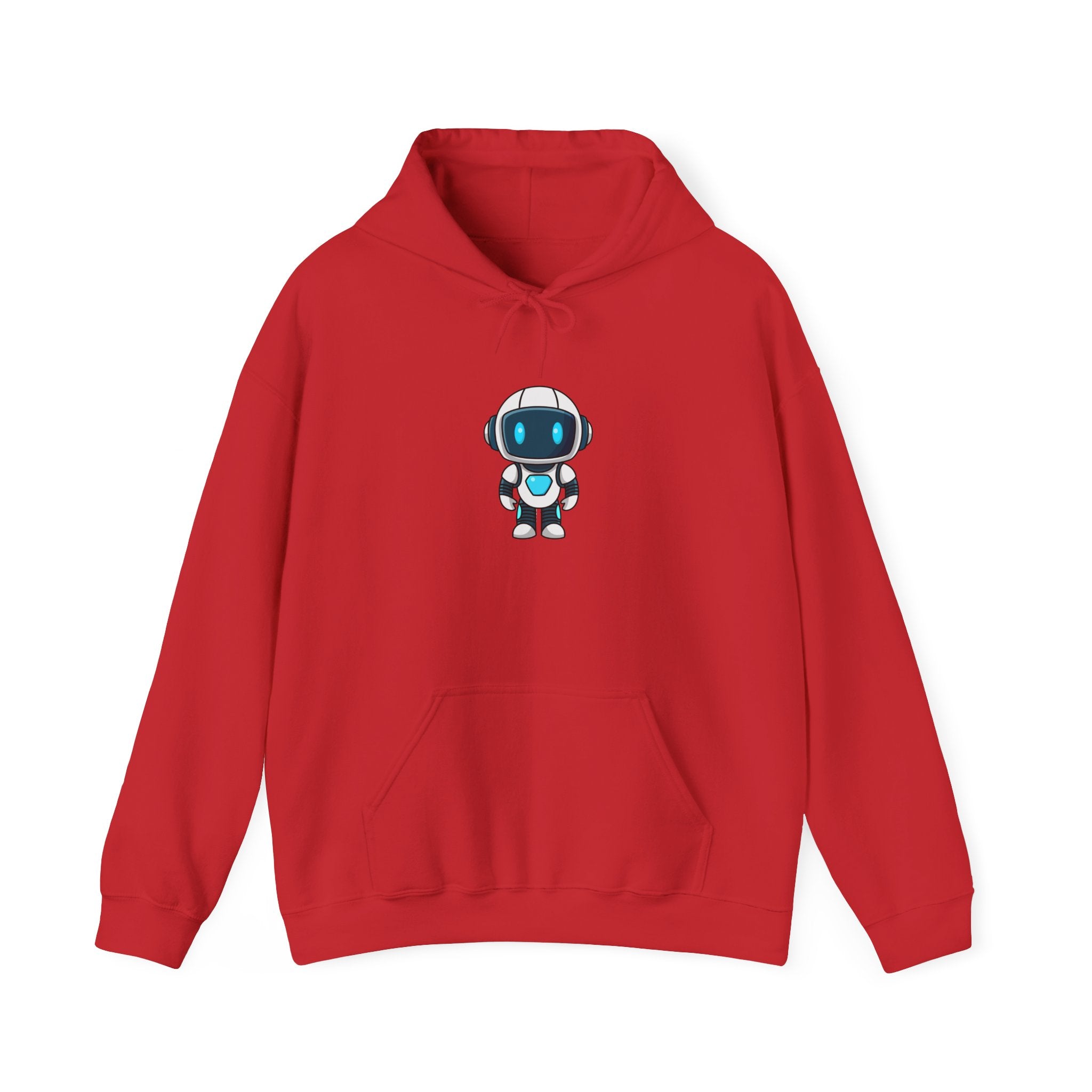 Cute AI Robot Graphic Hoodie - Unisex Sweatshirt