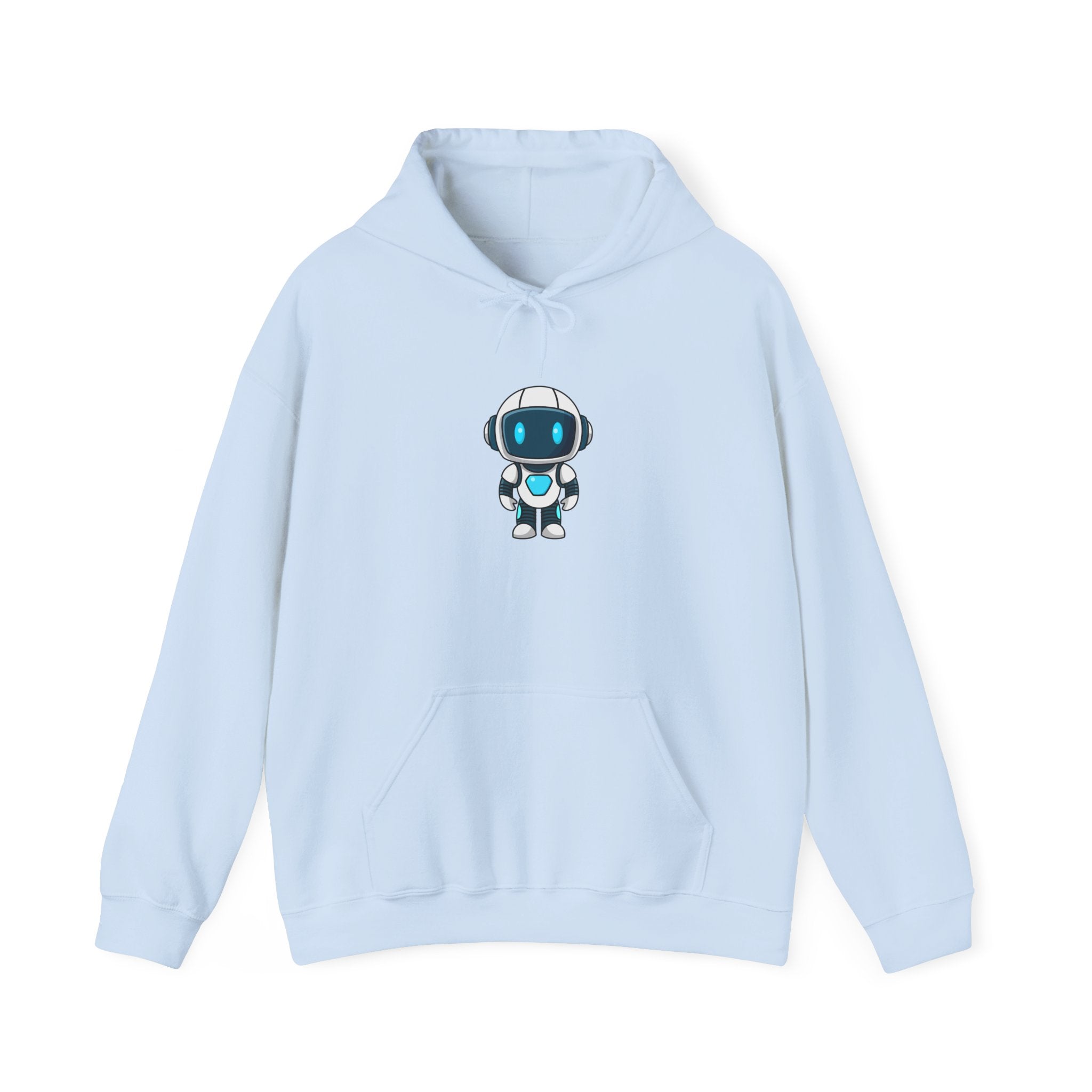 Cute AI Robot Graphic Hoodie - Unisex Sweatshirt