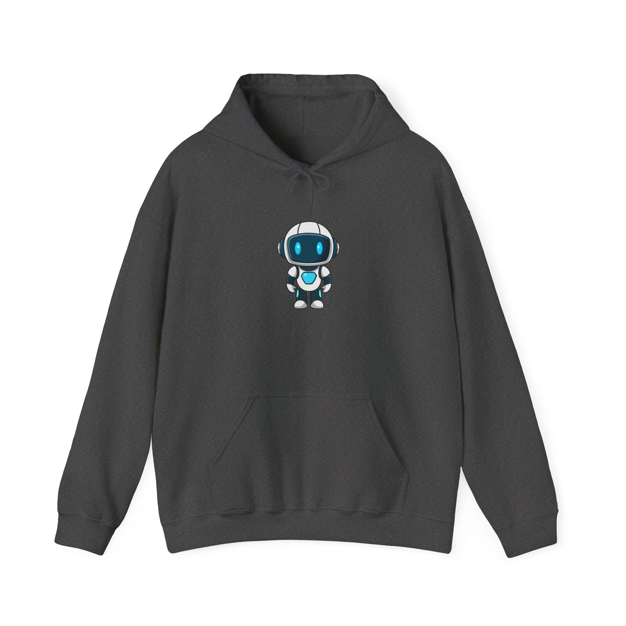 Cute AI Robot Graphic Hoodie - Unisex Sweatshirt
