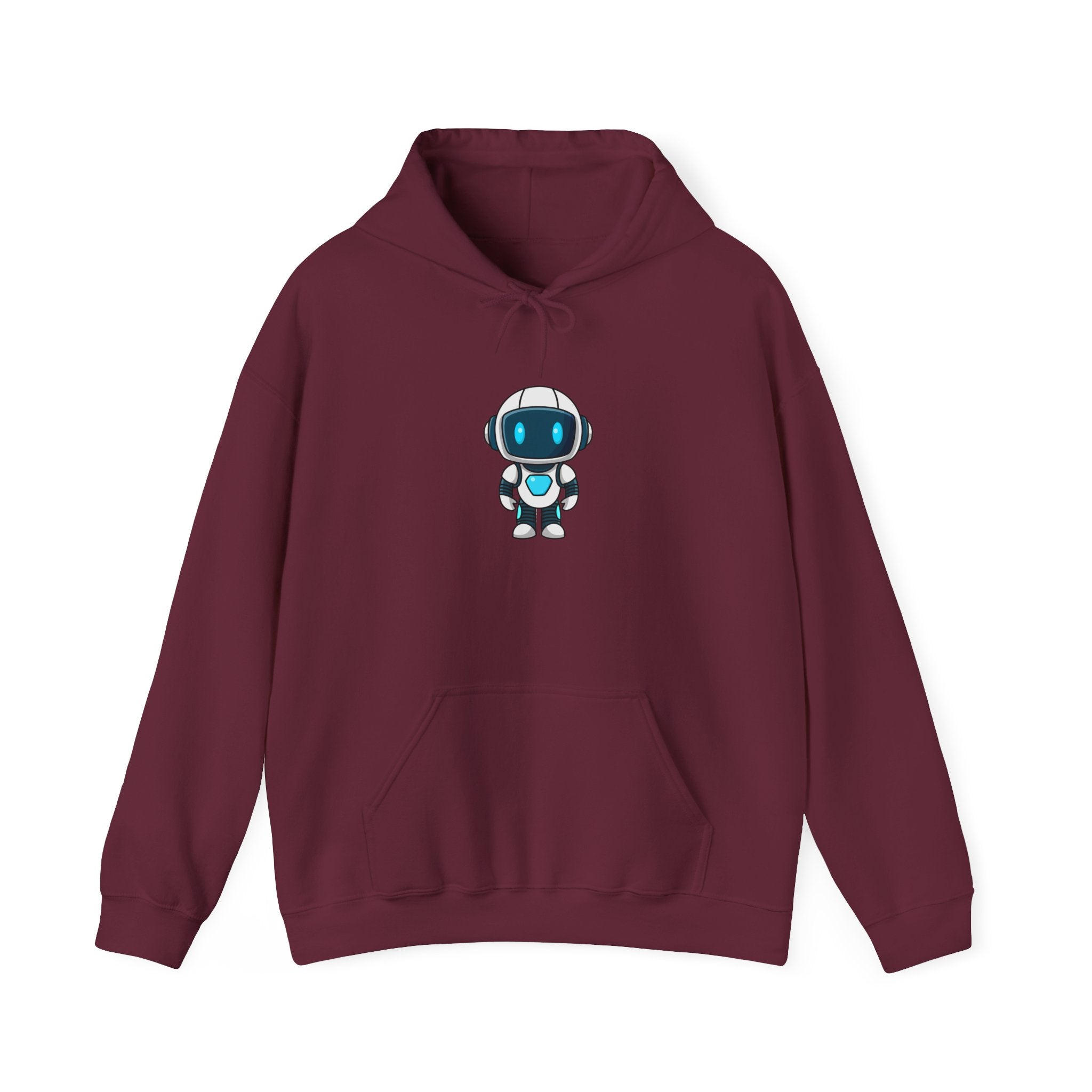 Cute AI Robot Graphic Hoodie - Unisex Sweatshirt
