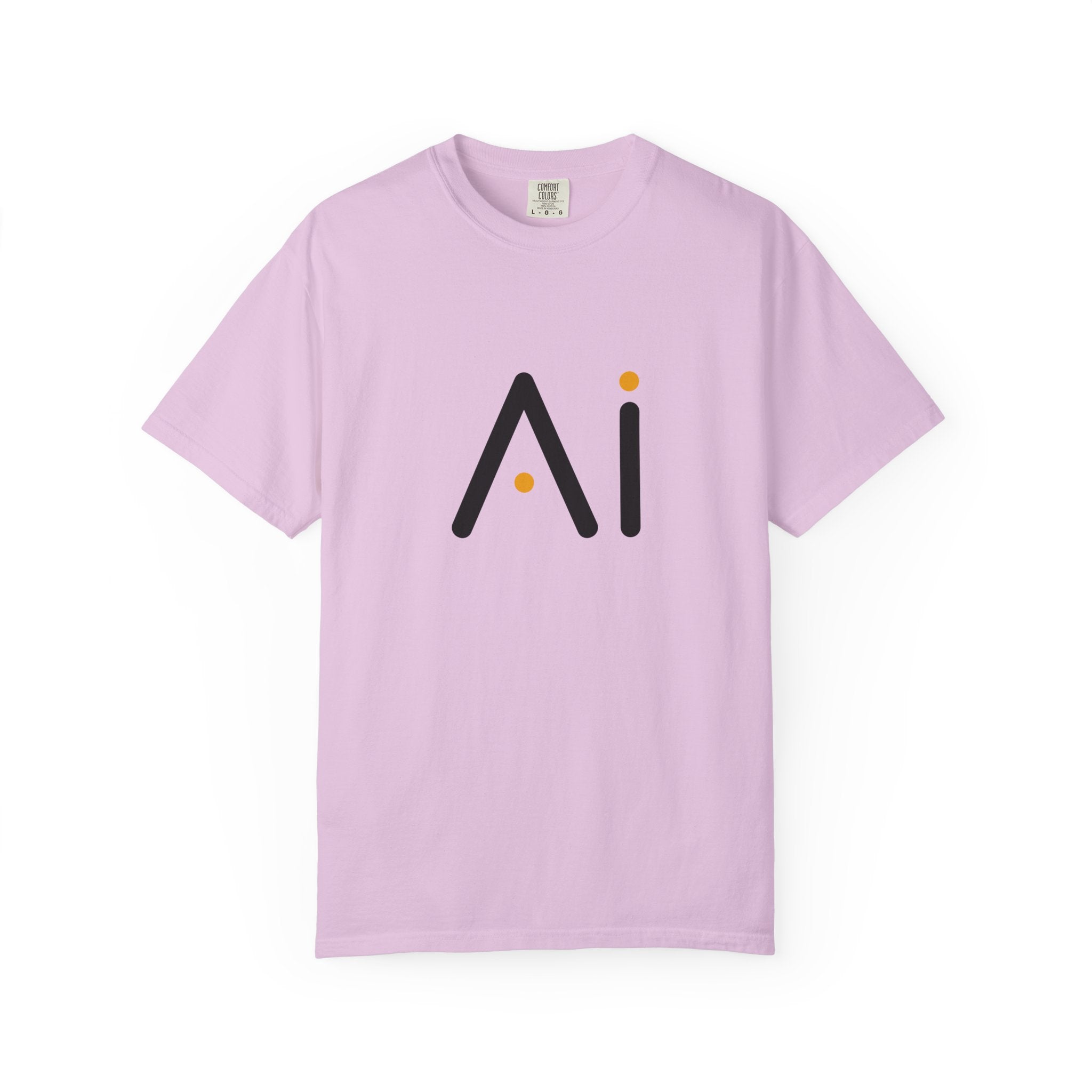 Powered By AI, Minimalist AI Logo T-Shirt - Modern Artificial Intelligence Graphic Tee