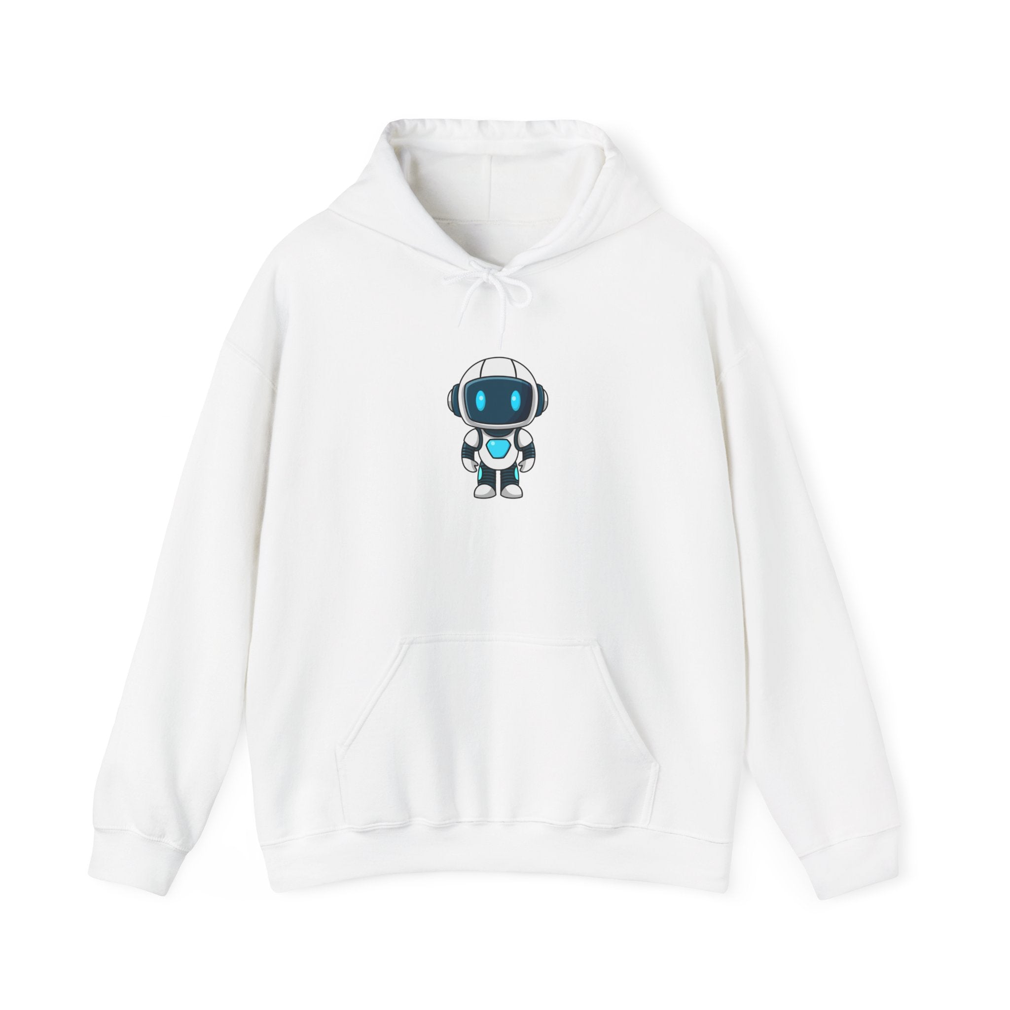 Cute AI Robot Graphic Hoodie - Unisex Sweatshirt