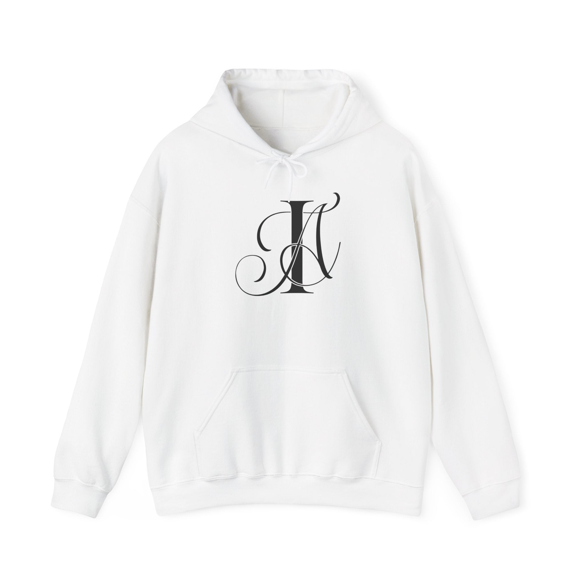 Elegant AI Monogram Hoodie - Minimalist Tech Fashion